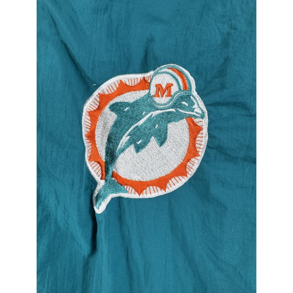 Vintage Miami Dolphins Jacket Mens XL Teal NFL Football Starter Pro Line 90s - Picture 4 of 12
